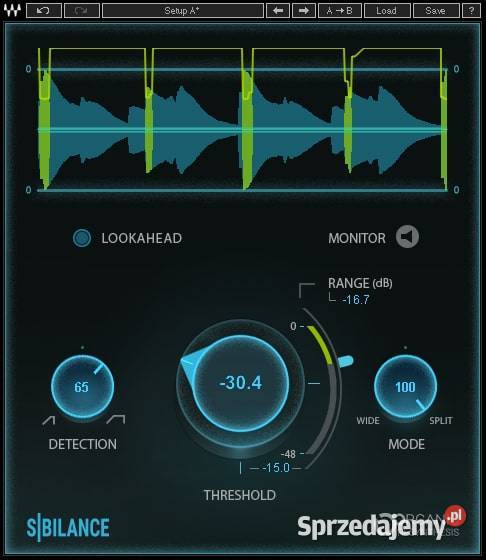 Waves Sibilance VST AAX Oprogramowanie mazowieckie Warszawa