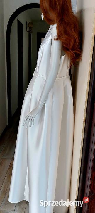 Suknia ślubna z kieszeniami rozmiar 46 Damska Długopole Dolne