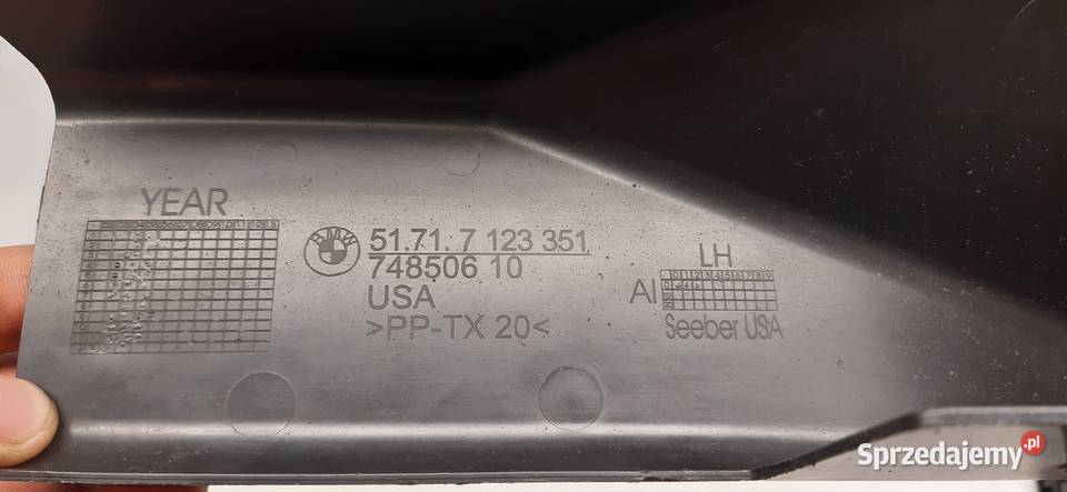 KIEROWNICA WLOT POWIETRZA LEWA BMW X5 E53 Mielęcin sprzedam