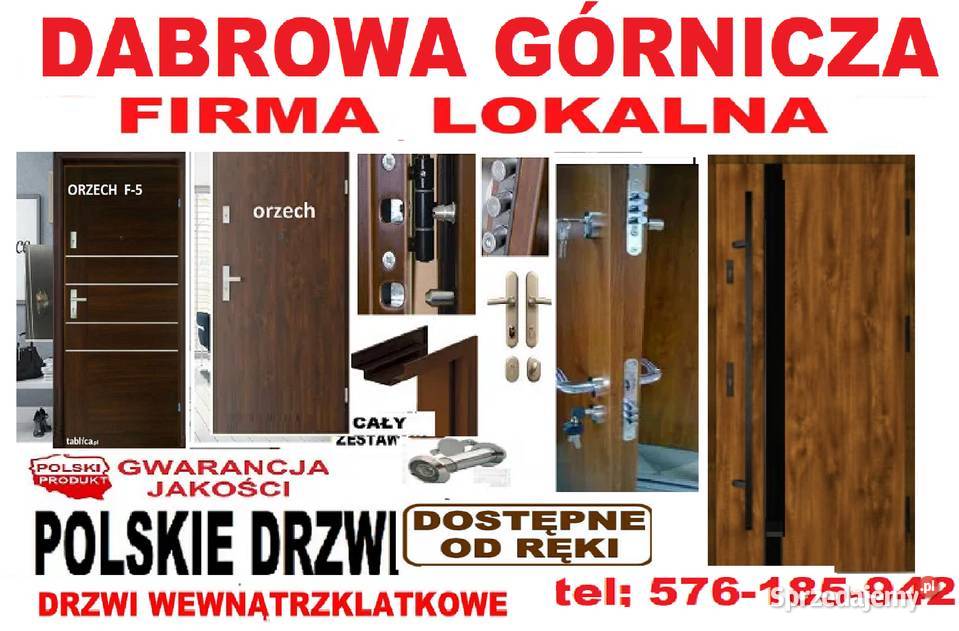 Akustyczne drzwi zewnętrzne wejściowe z MONTAŻEM Drzwi zewnętrzne śląskie Dąbrowa Górnicza