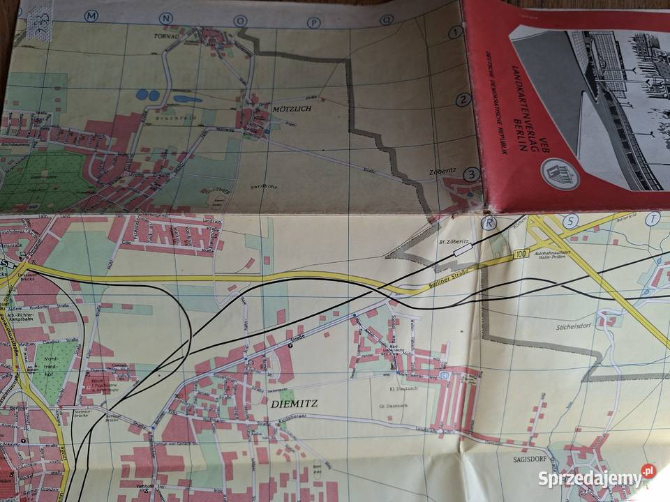 Stadtplan Halle und Halle Neustadt 120 000