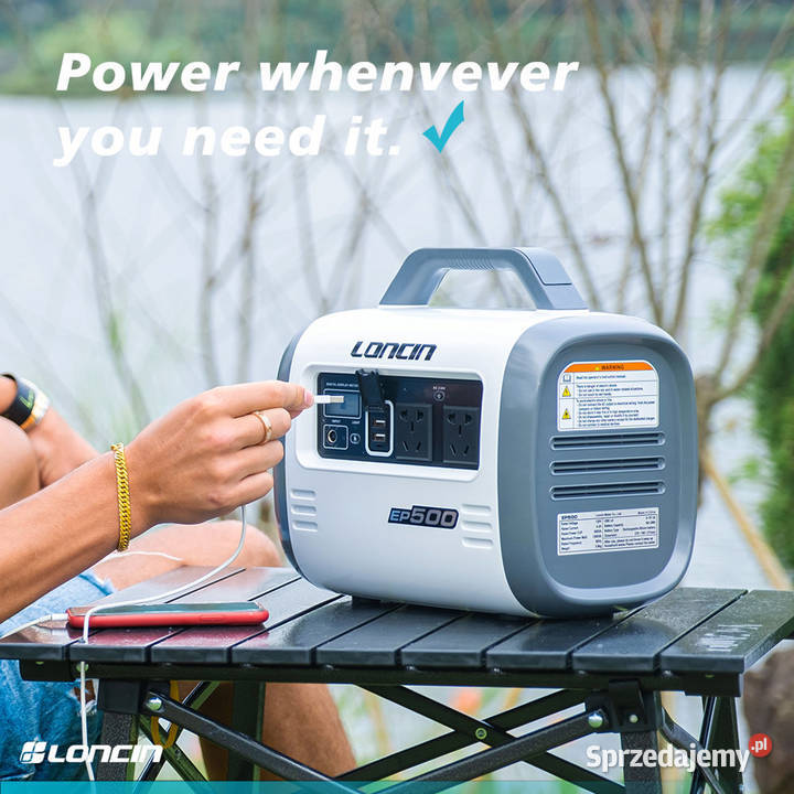 LONCIN EP500 STACJA ZASILANIA BANK MAGAZYN Agregaty prądotwórcze Opalenica sprzedam