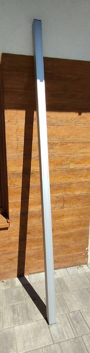 Słupek ogrodzeniowy aluminiowy anodowany Siedlce