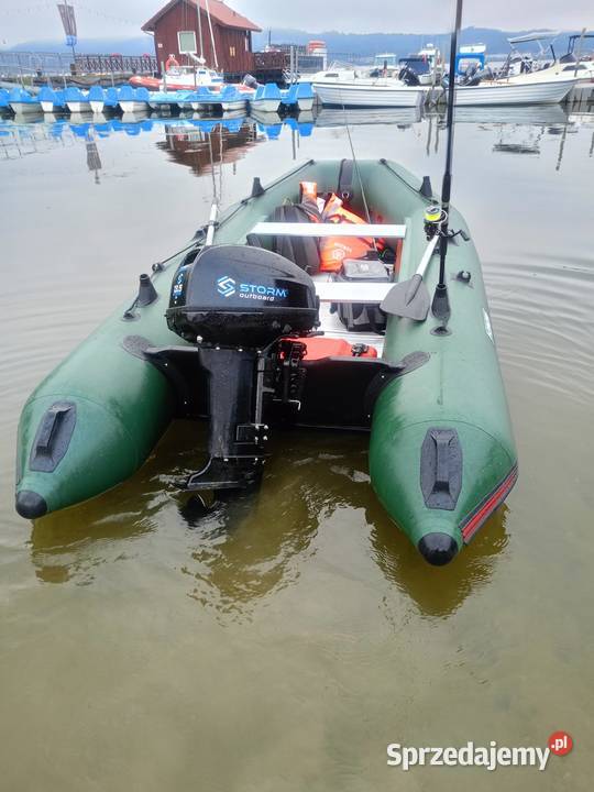Ponton KORMORAN 360D i Silnik STORM 135 2T Żeglarstwo Luzino