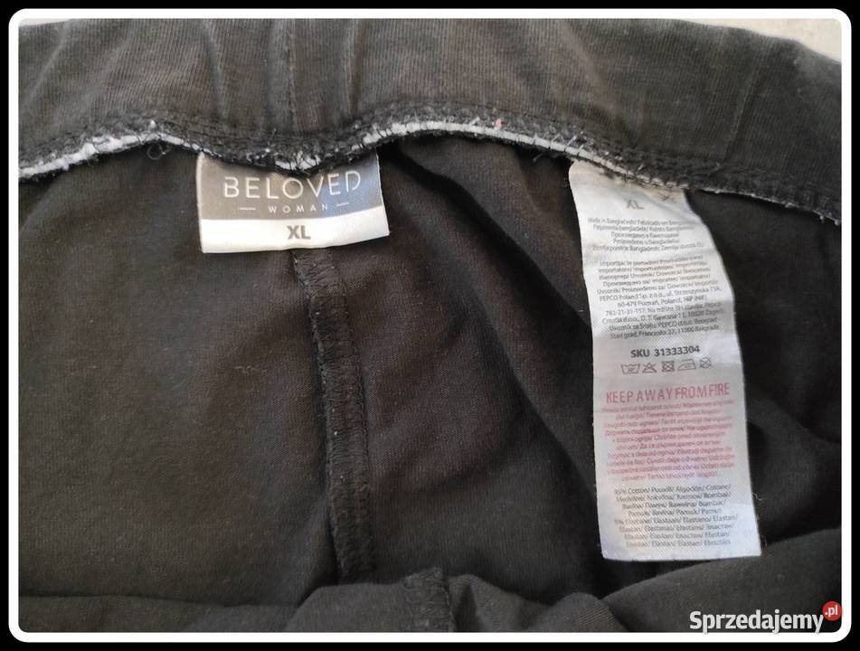 Beloved czarne legginsy rozmiar 38 M 40 L Spodnie Płock