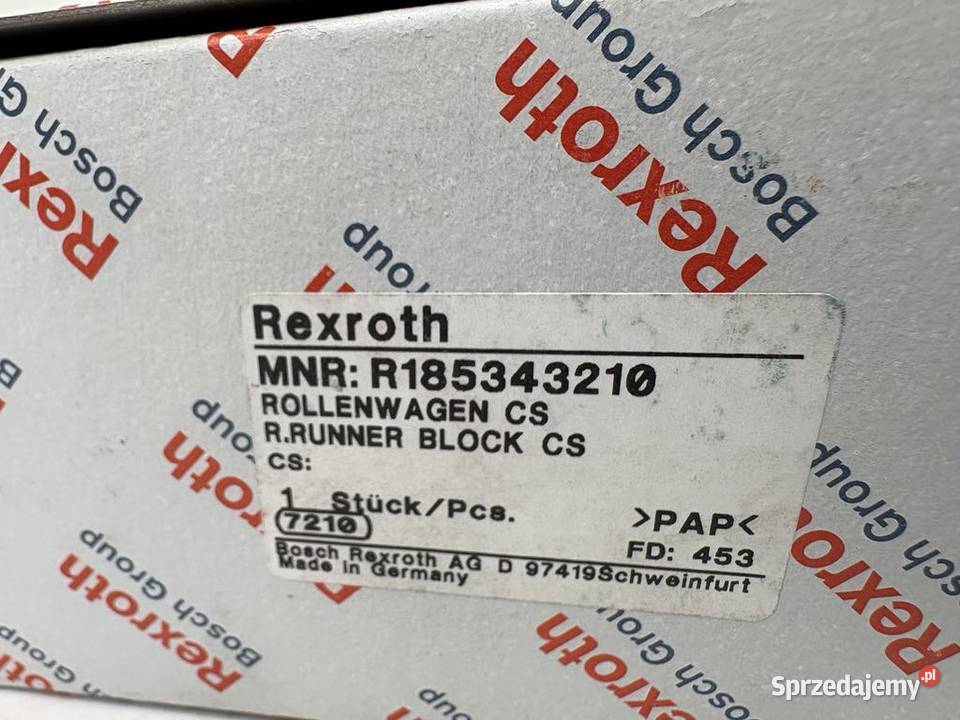 Rexroth R185343210 Prowadnica liniowa Warszawa