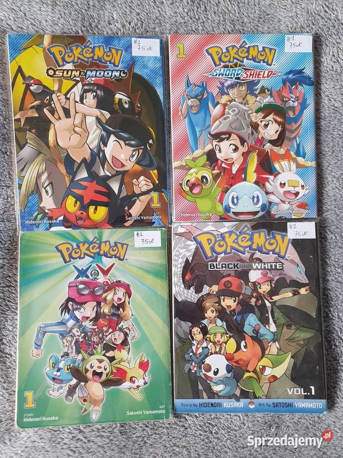 Pokemon zestaw 4 komiksów Gdynia