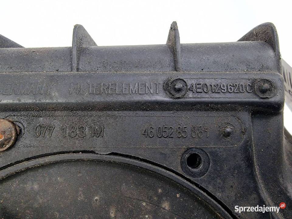 OBUDOWA FILTRA AUDI A8 D3 4E0129620C Motoryzacja Lipno