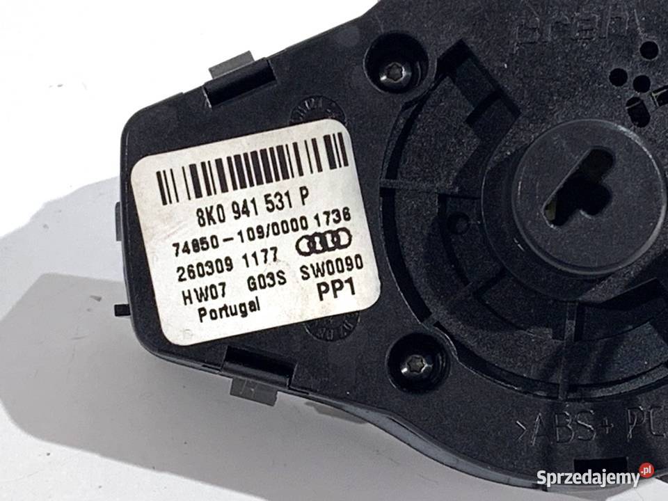 WŁĄCZNIK ŚWIATEŁ AUDI A4 B8 8K0941531P 0715