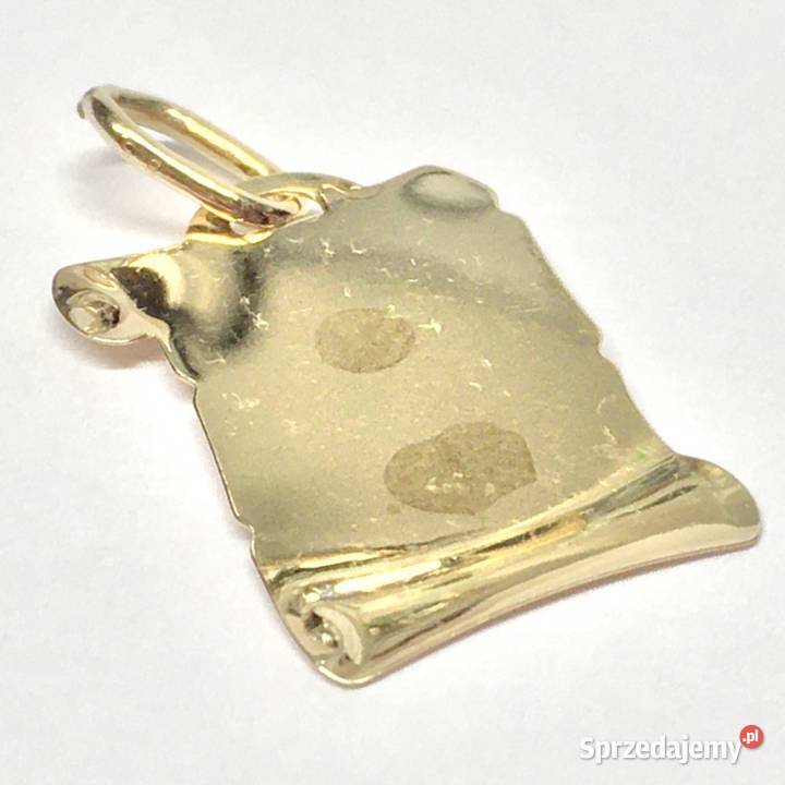 Złoty WISIOREK 585 14K Zawieszka cudowna Litera Warszawa