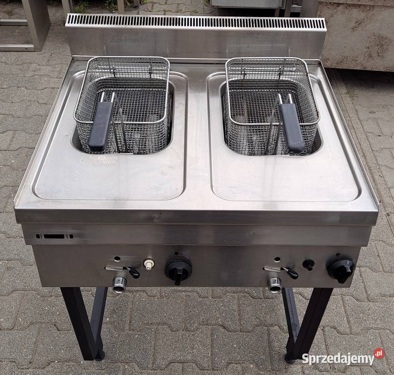 FRYTOWNICA GAZOWA 2 KOMORY 2X8L TECNOINOX M1811N sprzedam