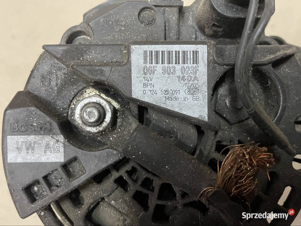 06F903023F alternator 19tdi 20tdi volkswagen Szczecin