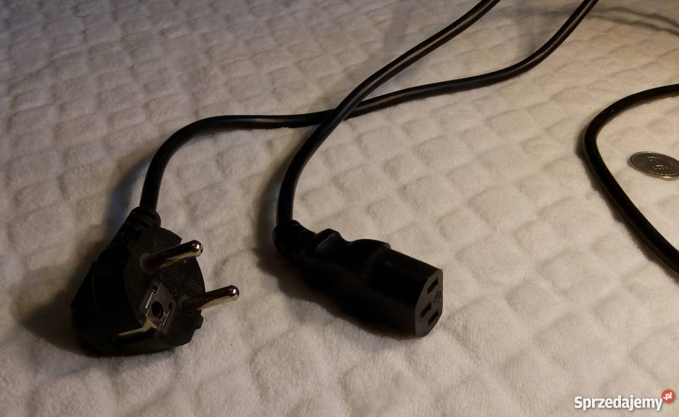 Kabel zasilania komputerowy czarny 150 sprzedam