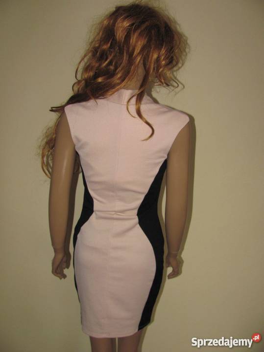 Sukienka lipsy london Panel Bodycon Dress nude Zamość