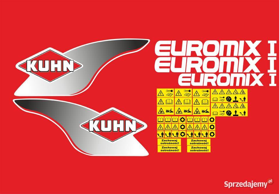 Naklejki kuhn euromix zamienniki Pozostałe kujawsko-pomorskie
