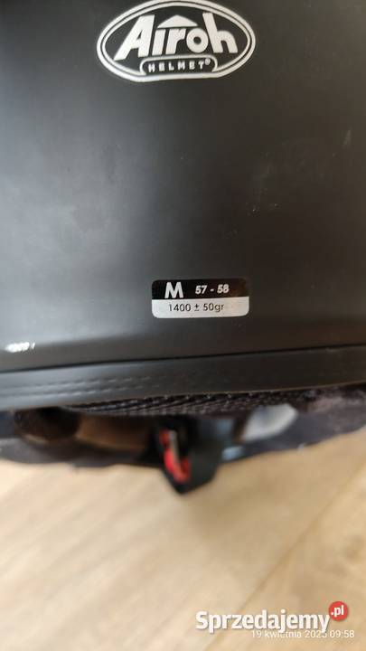 Kask motocyklowy Airoh st501 M czarny mat Kaski Poznań sprzedam