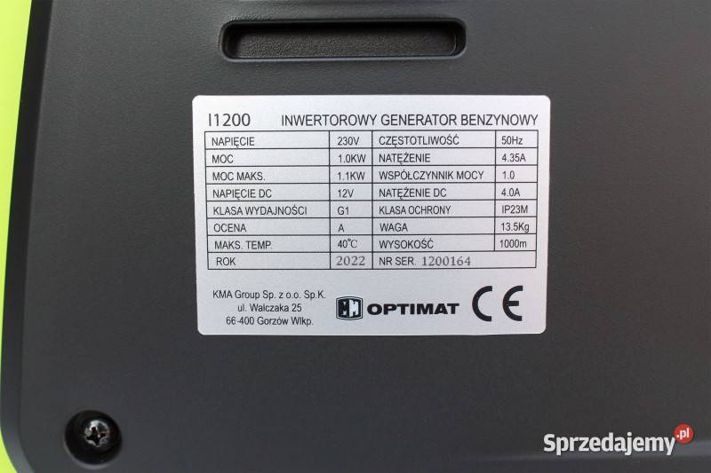 GENERATOR AGREGAT PRĄDOTWÓRCZY WALIZKOWY