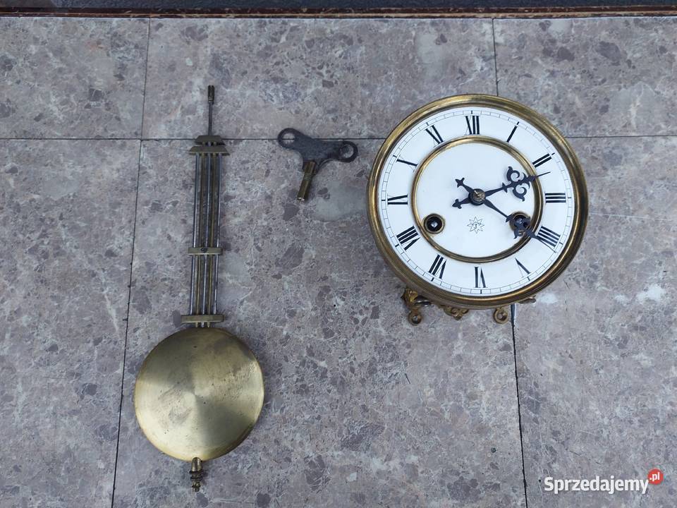 150 Zestaw mechanizm starego zegara Junghans Tczew