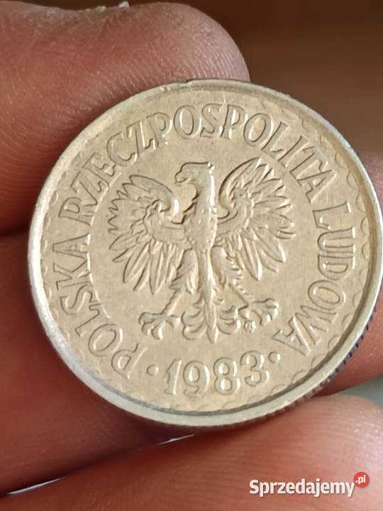 Sprzedam monetę 1 zloty 1983 lekka skrętka