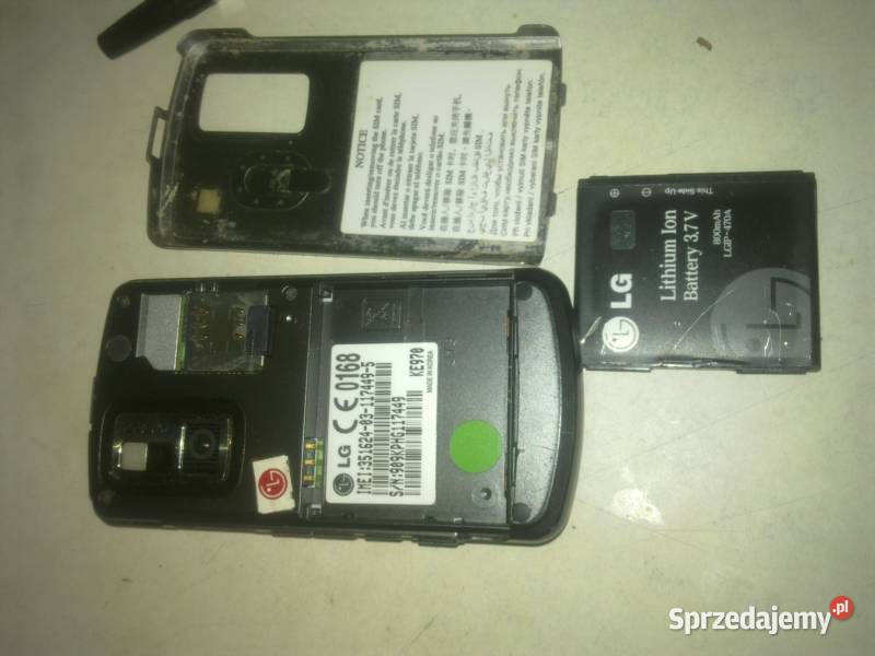 LG Shine KE970 uszkodzony Warszawa