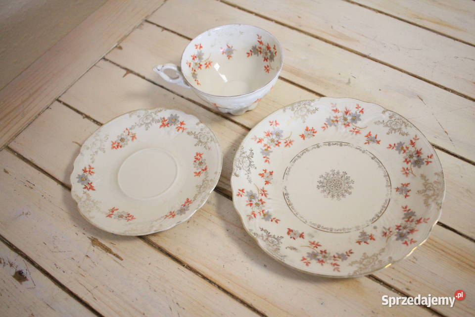 Filiżanka śniadaniowa porcelana Bavaria lata 70 Pszczyna
