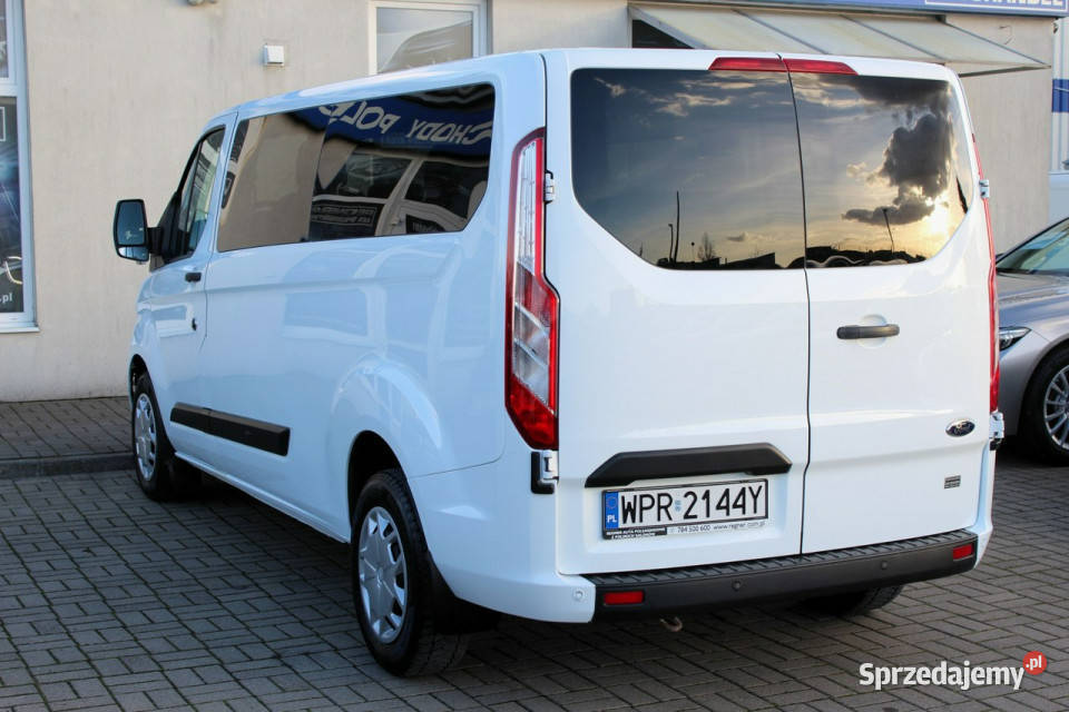 Ford Transit Custom 9osob L2 130 Salon FV23 1WŁ 111000km Sokołów sprzedam