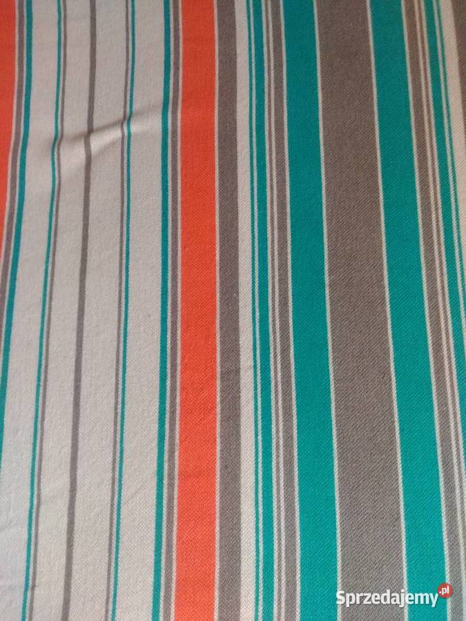 Narzuty kapy welniane pasiaki PRL Pozostałe