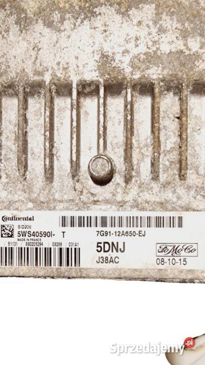 FORD MONDEO IV STEROWNIK SILNIKA 7G9112A650EJ Gliwice