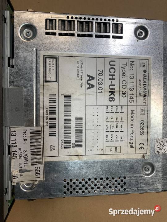 13113145 radio fabryczne wyświetlacz Opel Vectra