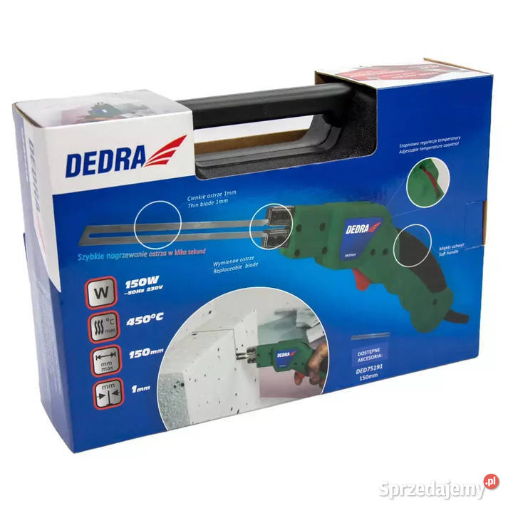 NÓŻ TERMICZNY DO CIĘCIA STYROPIANU DEDRA DED7519 Opalenica