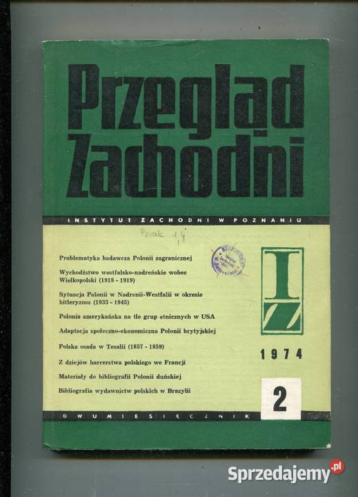 Przegląd Zachodni 1974 2