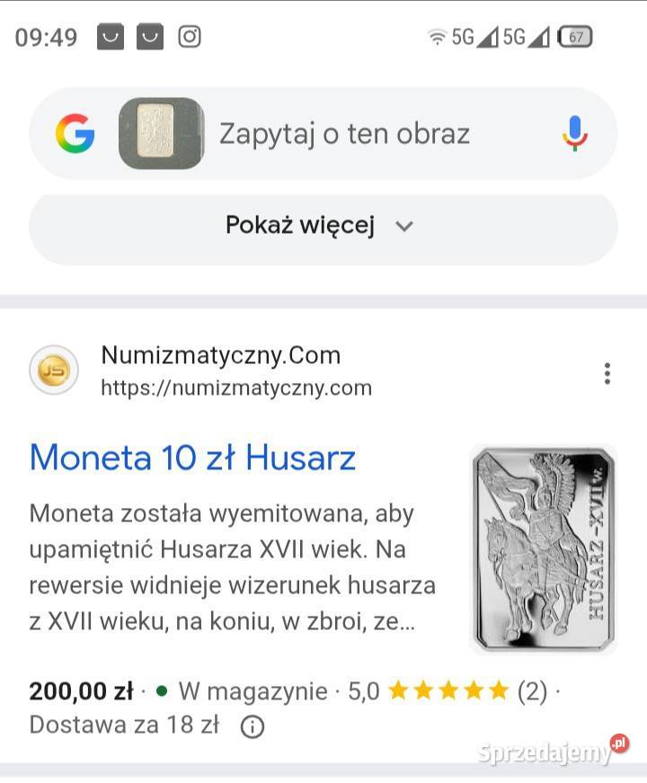 Monety kolekcjonerskie Warszawa