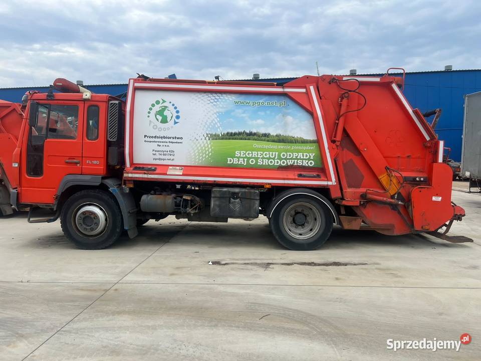 Volvo FL6 L180 E3 120t śmieciarka Śmieciarki Paszczyna