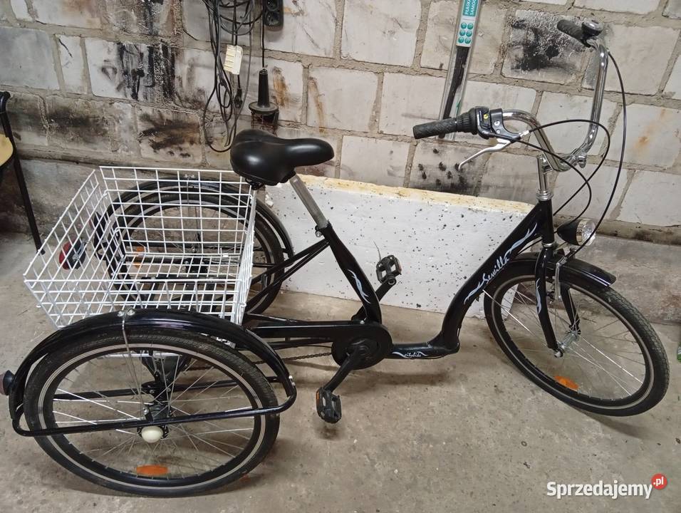 Rower trójkołowy rehabilitacyjny