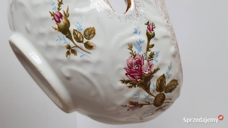 Zestaw porcelanowy koszyczek x2 róża Chodzież Dąbrowa Górnicza sprzedam
