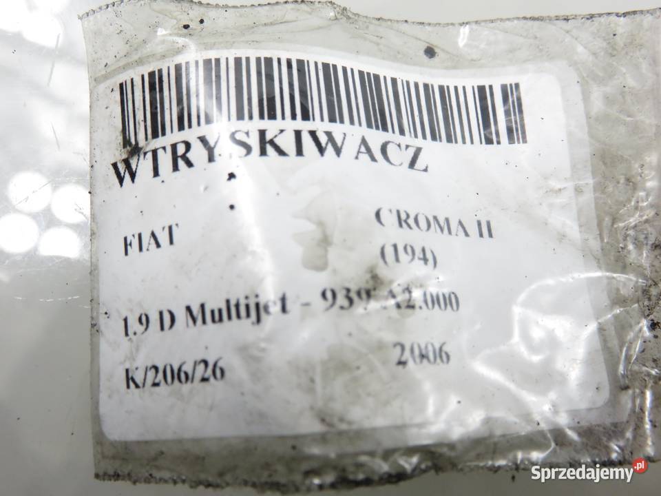 WTRYSKIWACZ FIAT CROMA II 194 19 D Multijet
