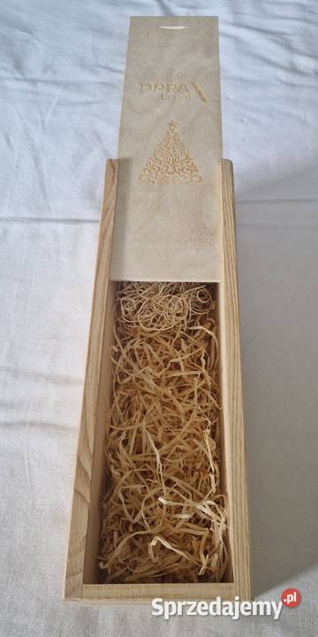 Drewniana skrzynkapudełko na alkohol Warszawa