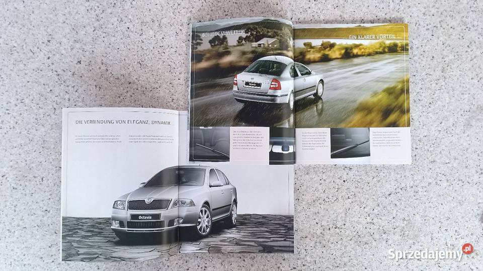 SKODA Octavia ll Prospekt Poradniki, albumy i reportaże
