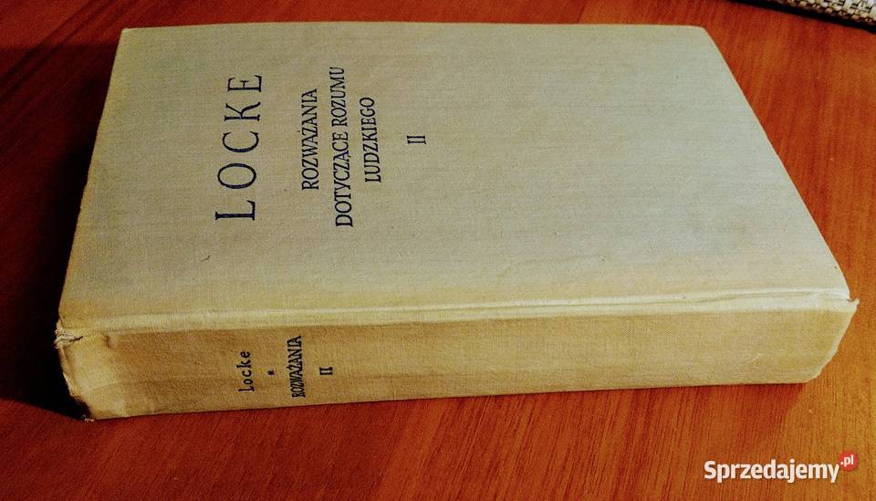 Rozważania dotyczące rozumu ludzkiego Tom 2 John pomorskie sprzedam