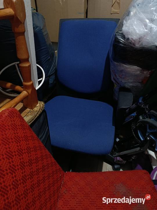 krzesło obrotowe niebieskie do pilnej sprzedaży wielkopolskie Poznań sprzedam