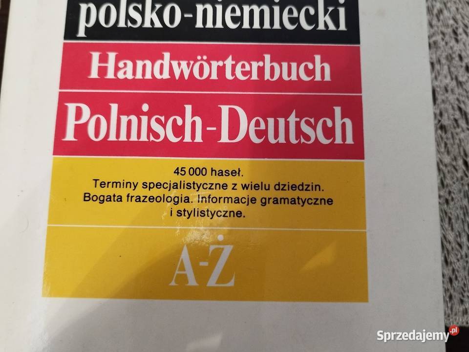 Słownik polsko niemiecki Książki do nauki języka obcego