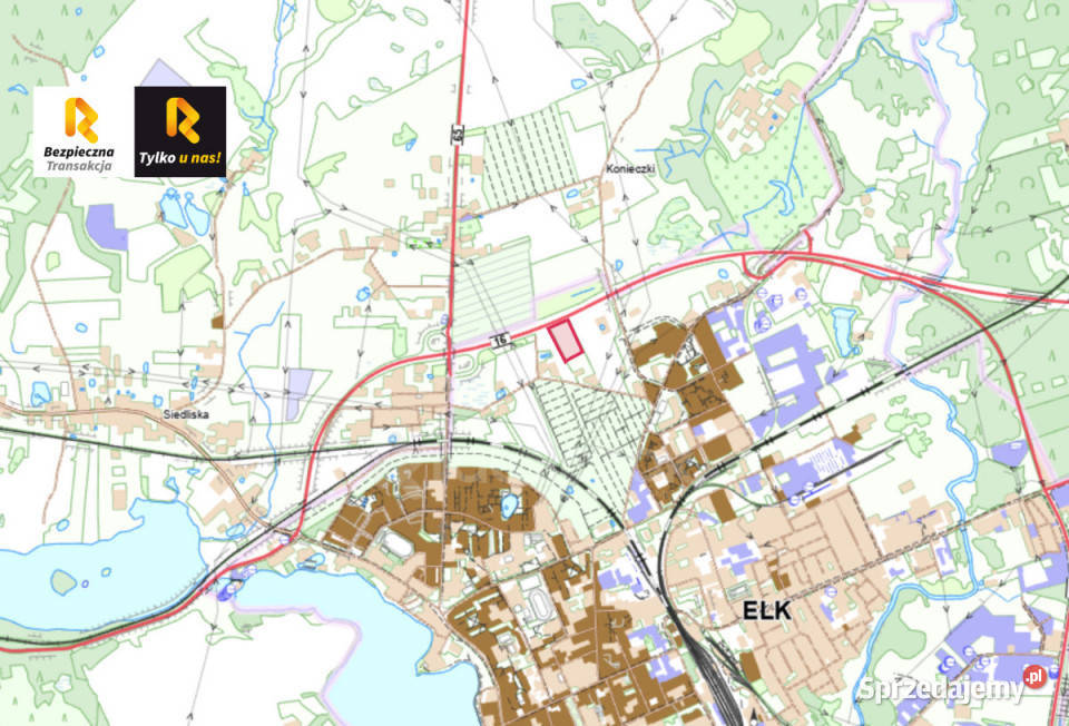 Działka 23779m2 Ełk 200m warmińsko-mazurskie sprzedam