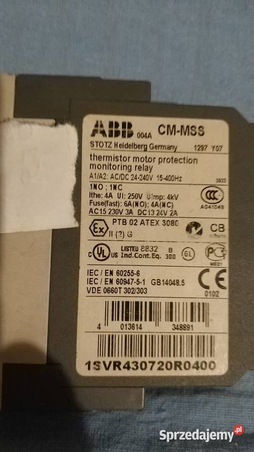 przekaznik moduł ABB MSS 1SVR430720R0400 podkarpackie Jarosław