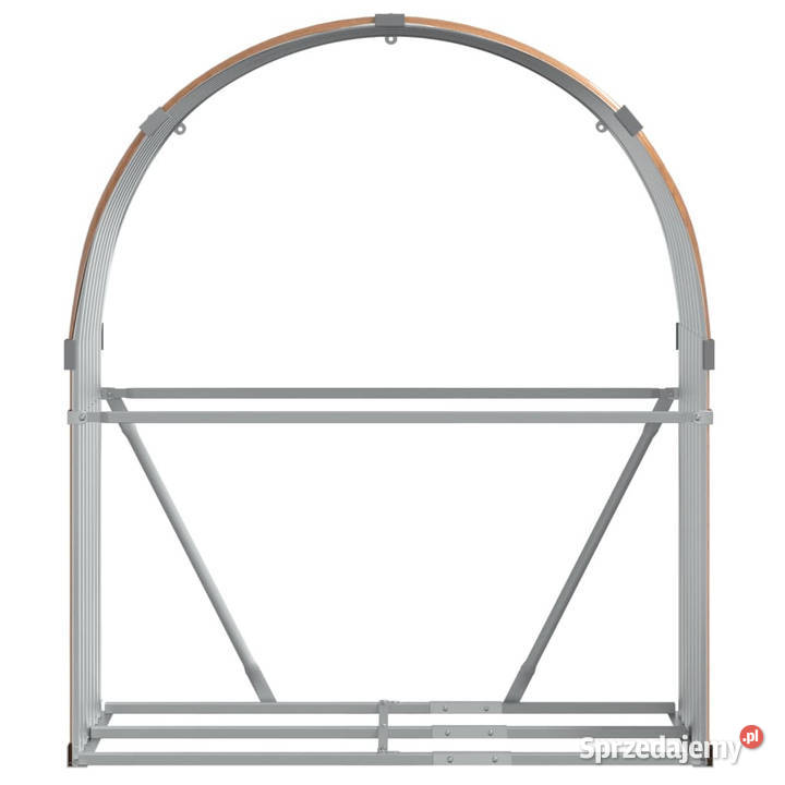 Stojak na drewno jasny brąz 120x45x140 stal Warszawa