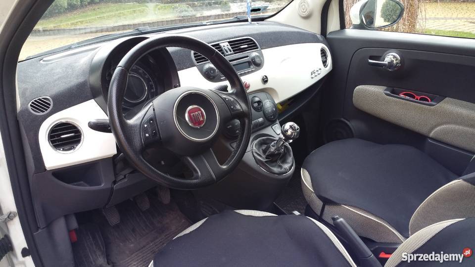 ŁADNY Fiat 500 Szklany dach otwierany el 2/3 Zamość