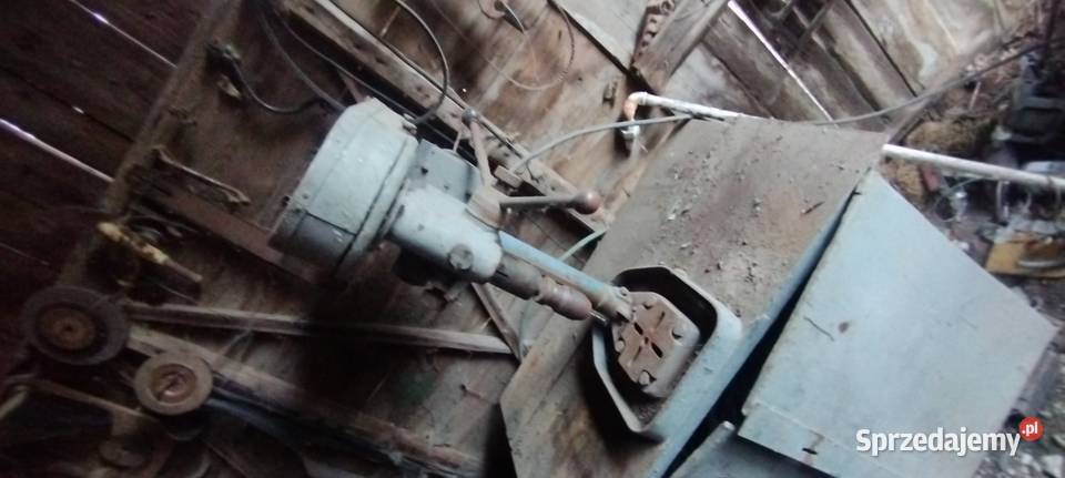 Stara wiertarka stołowa lubelskie Czernięcin Poduchowny