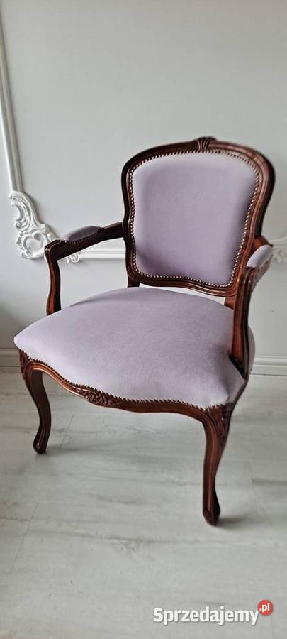 Stylowy fotel krzesło Ludwik Ludwikowski Szczecin