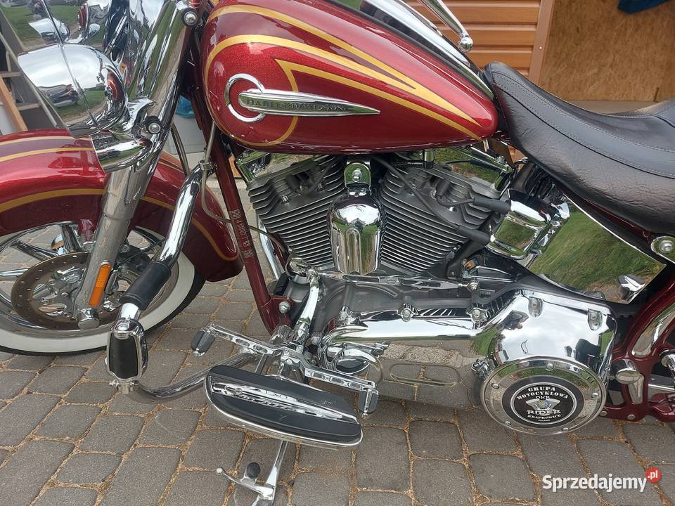 Piękny HarleyDavidson Softail deluxe screamin chopper Krapkowice