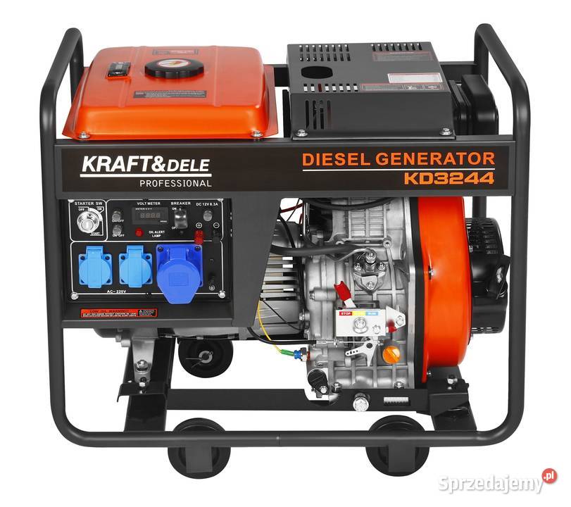 Agregat prądotwórczy 230V 32A 7KW DIESEL KD3244