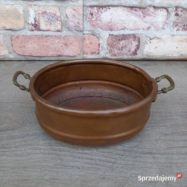 Mała miedziana osłonka na kwiaty miedziana Warszawa sprzedam